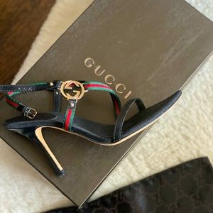 Gucci black heels. Size 5.5.